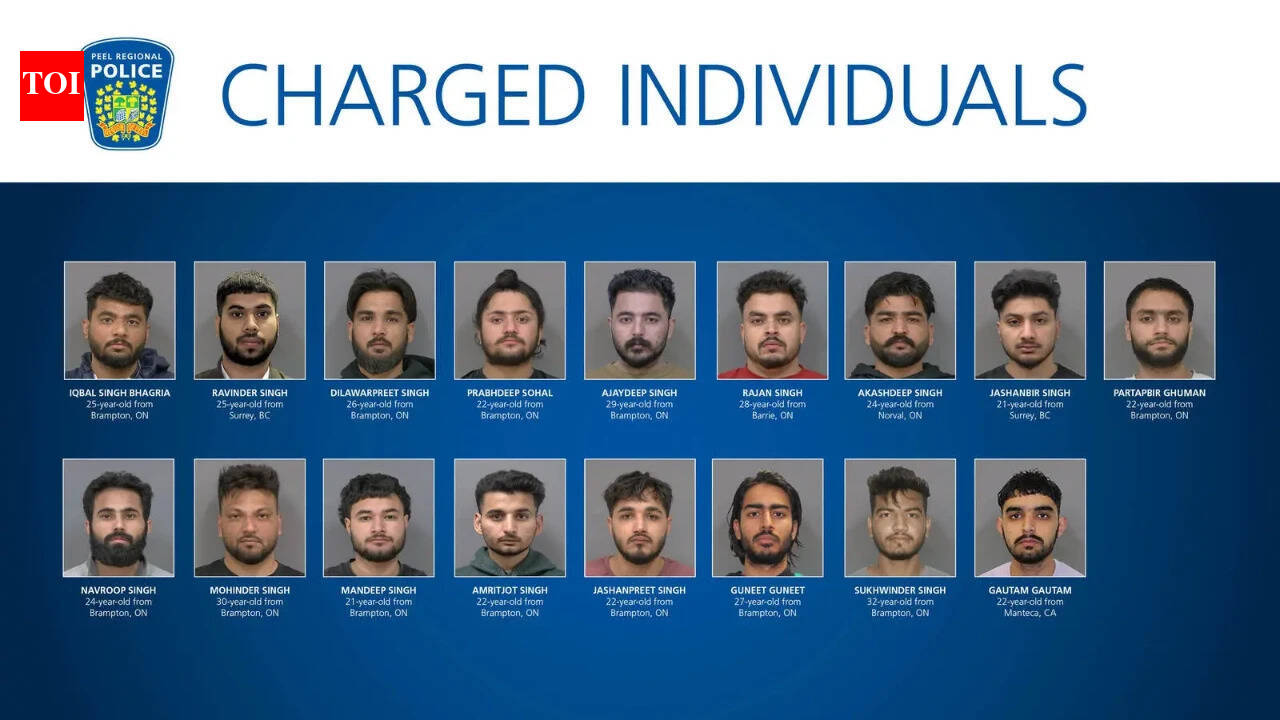 'For Brothers': Major international gang busted in Canada, 17 Indians charged for extortion targeting South Asians