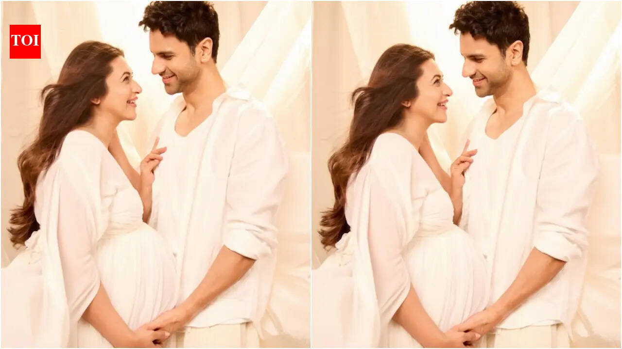 Mom-to-be Divyanka Tripathi twins with husband Vivek Dahiya for a dreamy maternity shoot