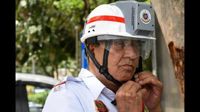 From Heatwaves To Helmets: Delhi Traffic Police Tries Cooling Gear