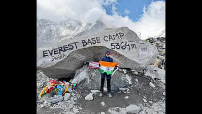 At 8, this Gujarati girl scales Mt Everest base camp