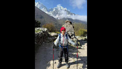 At 8, this Gujarati girl scales Mt Everest base camp