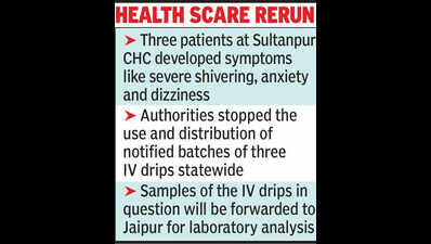 Govt stops use of 3 IV fluids after adverse reactions at Kota clinic