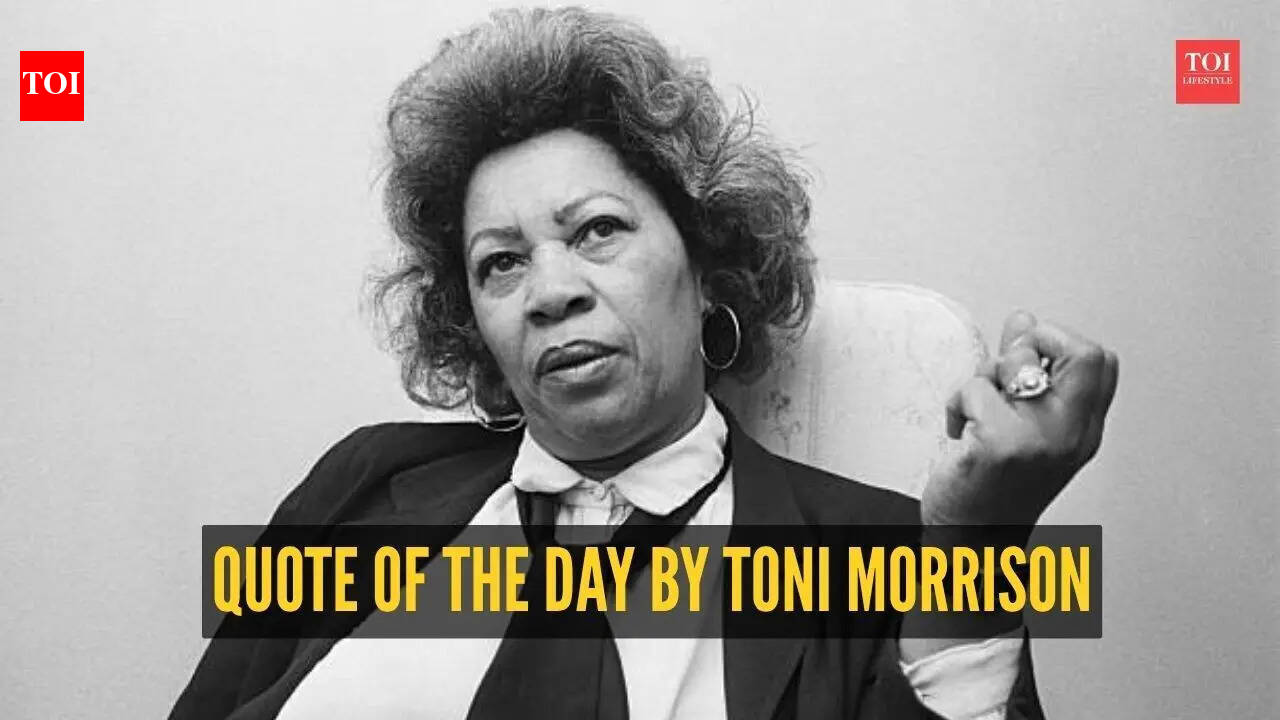 Quote of the day by Toni Morrison: 