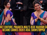 How Prajakta Mali captivated Cannes in a Nauvari saree
