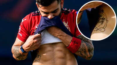 Is Virat Kohli's 'infinity' tattoo a tribute to Anushka Sharma, Vamika and Akaay? Cricketer's new ink steals attention from RIPPED physique