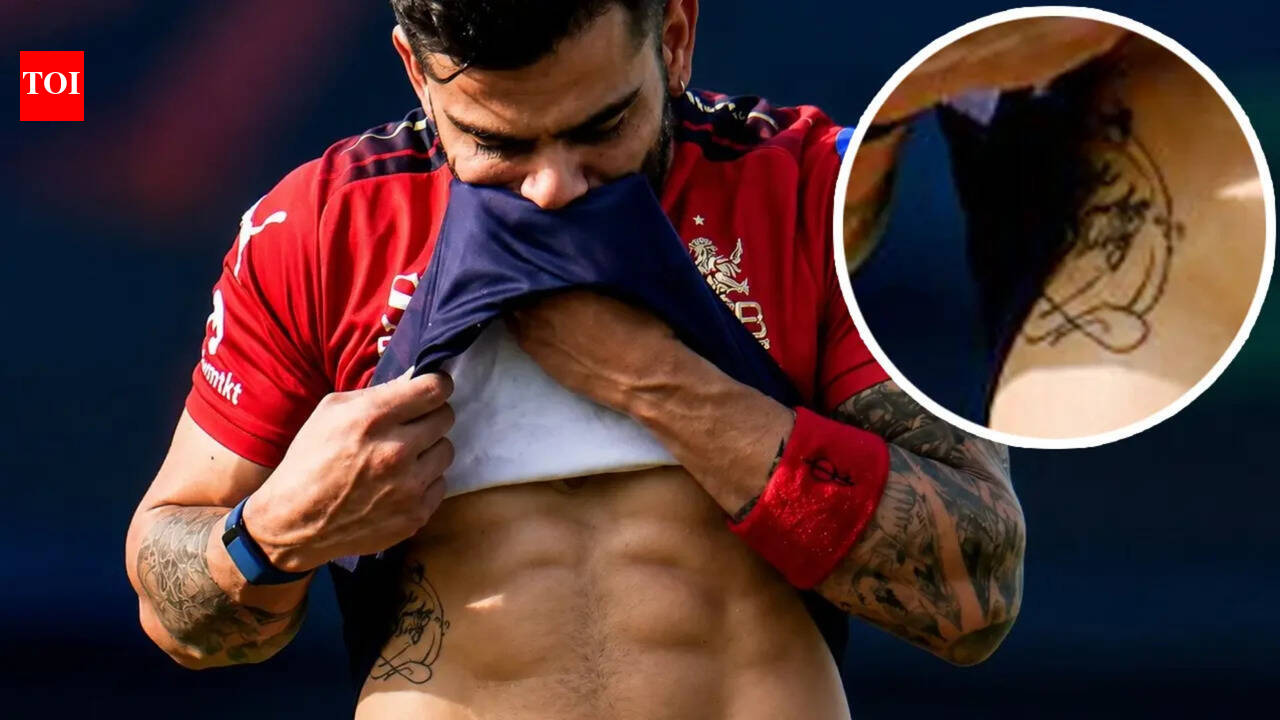 Is Virat Kohli's 'infinity' tattoo a tribute to Anushka Sharma, Vamika and Akaay? Cricketer's new ink steals attention from RIPPED physique