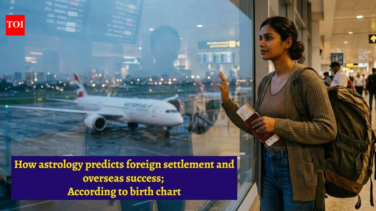 How astrology predicts foreign settlement and overseas success; According to birth chart
