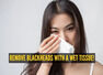 How to remove blackheads with a wet tissue