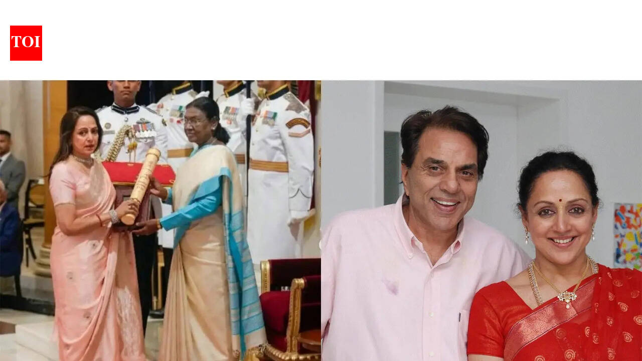 Hema Malini’s emotional note on receiving Dharmendra’s Padma Vibhushan; 'I felt Dharam ji holding my hand,' says veteran actress