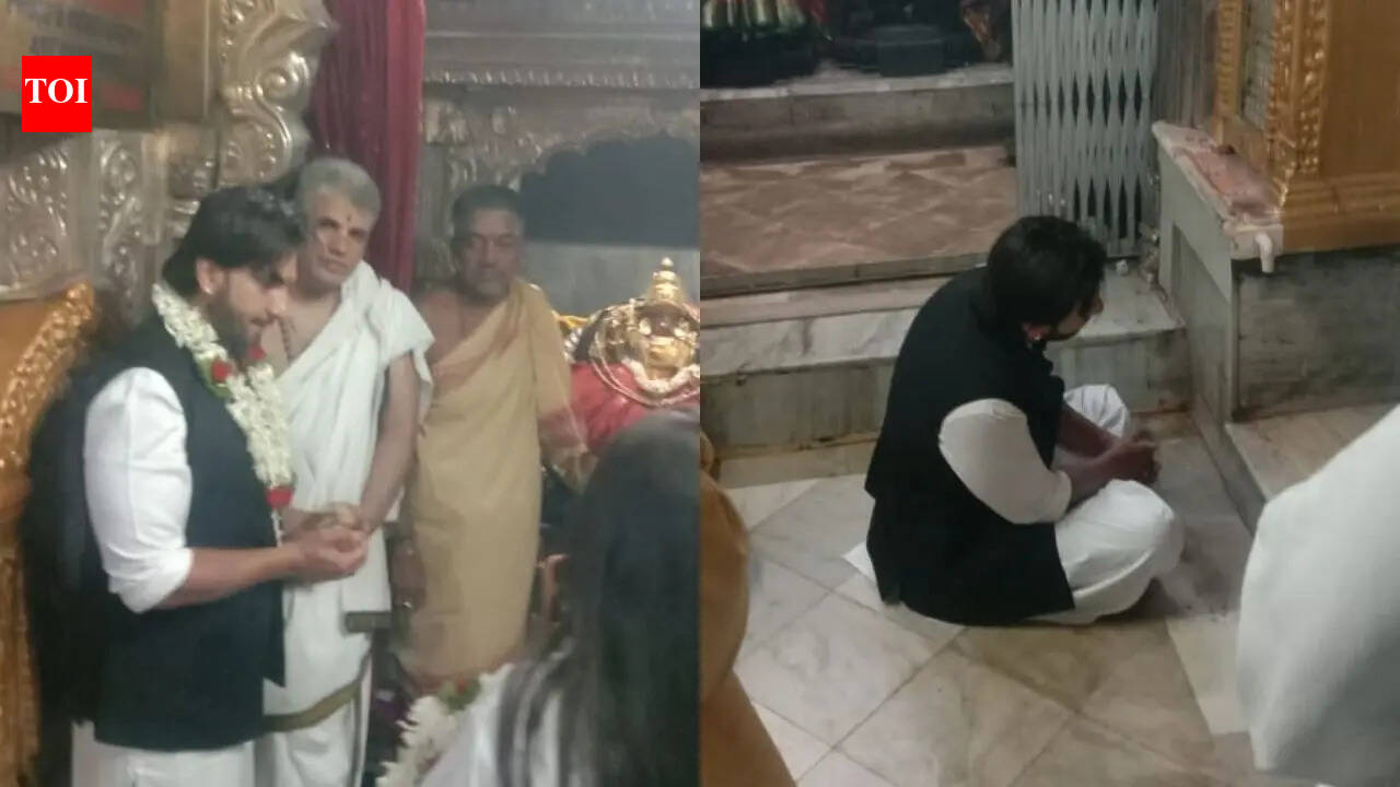 Ranveer Singh offers prayers at Chamundeshwari Temple after HC closes ‘Kantara’ mimicry case