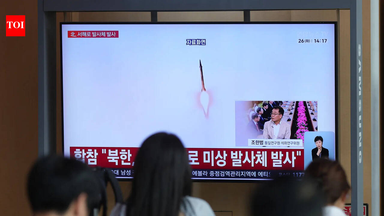 North Korea launches ballistic missile, other projectiles into the sea