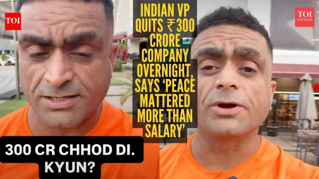 '300 crore ki company chhodne ki kahani — pehli baar camera pe': VP quits ₹300 crore company at 40, internet calls it the ultimate career risk