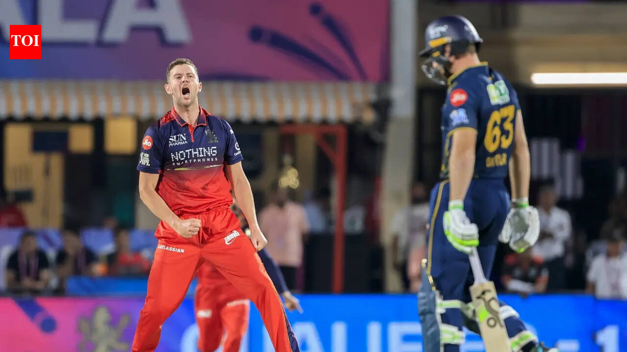 RCB vs GT, IPL Qualifier 1: Titans staring at defeat after collapse as RCB march towards final