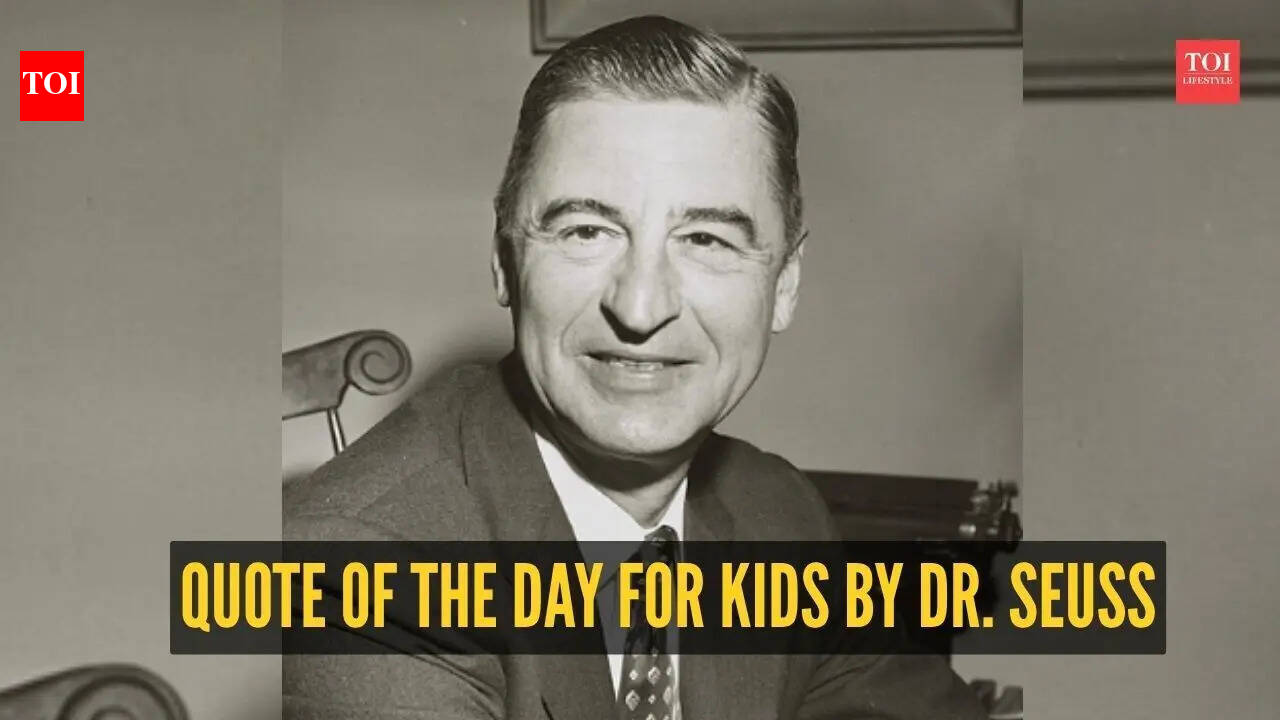 Quote of the day for kids by Dr. Seuss: 