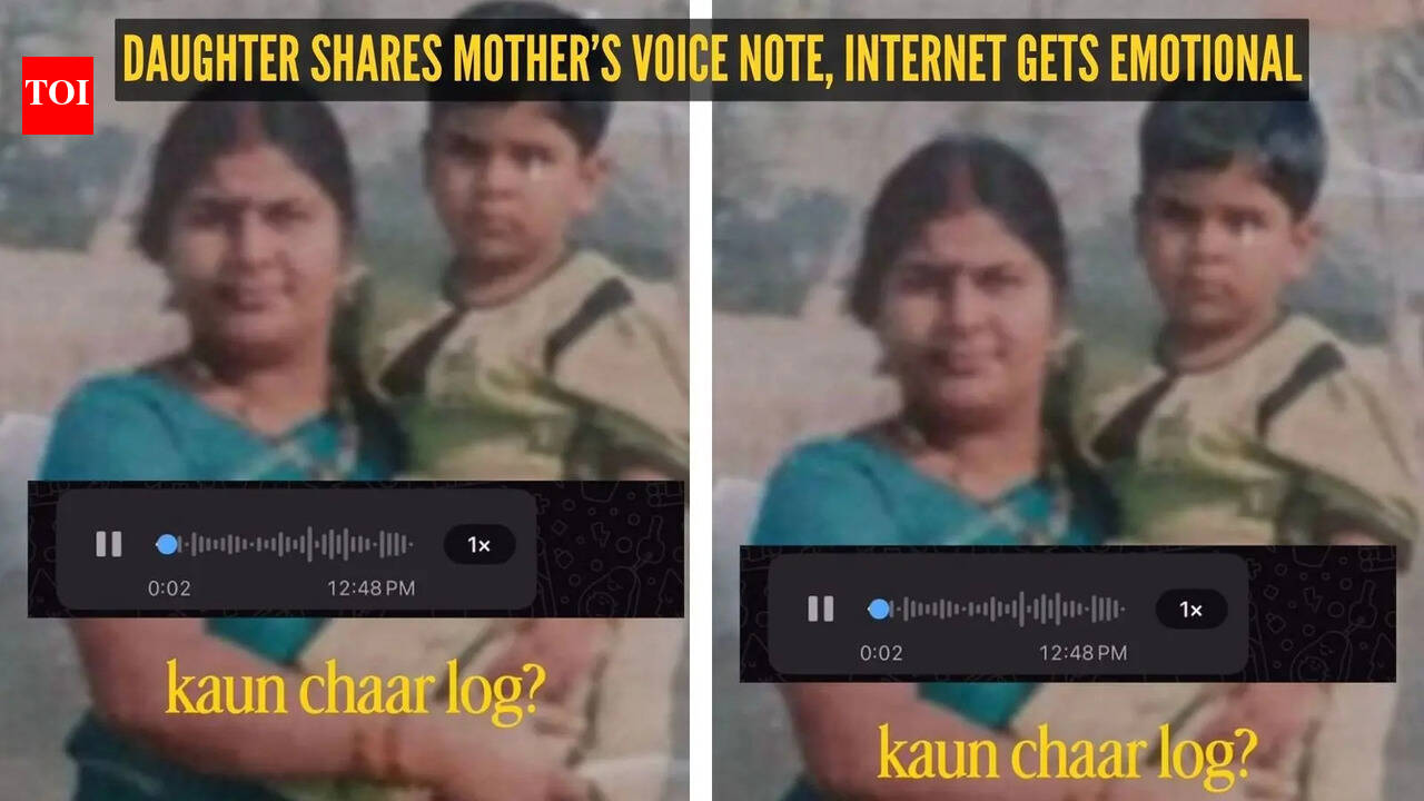 ‘I don’t know what I did to deserve her’: Daughter shares mother’s voice note, internet gets emotional