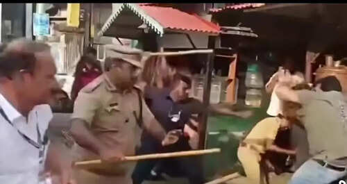 Five police personnel suspended over assault during Nava Kerala Yatra