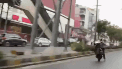 Viral stunt video lands Hyderabad delivery rider in trouble; booked