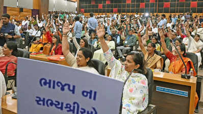 Hitesh Barot elected Ahmedabad mayor