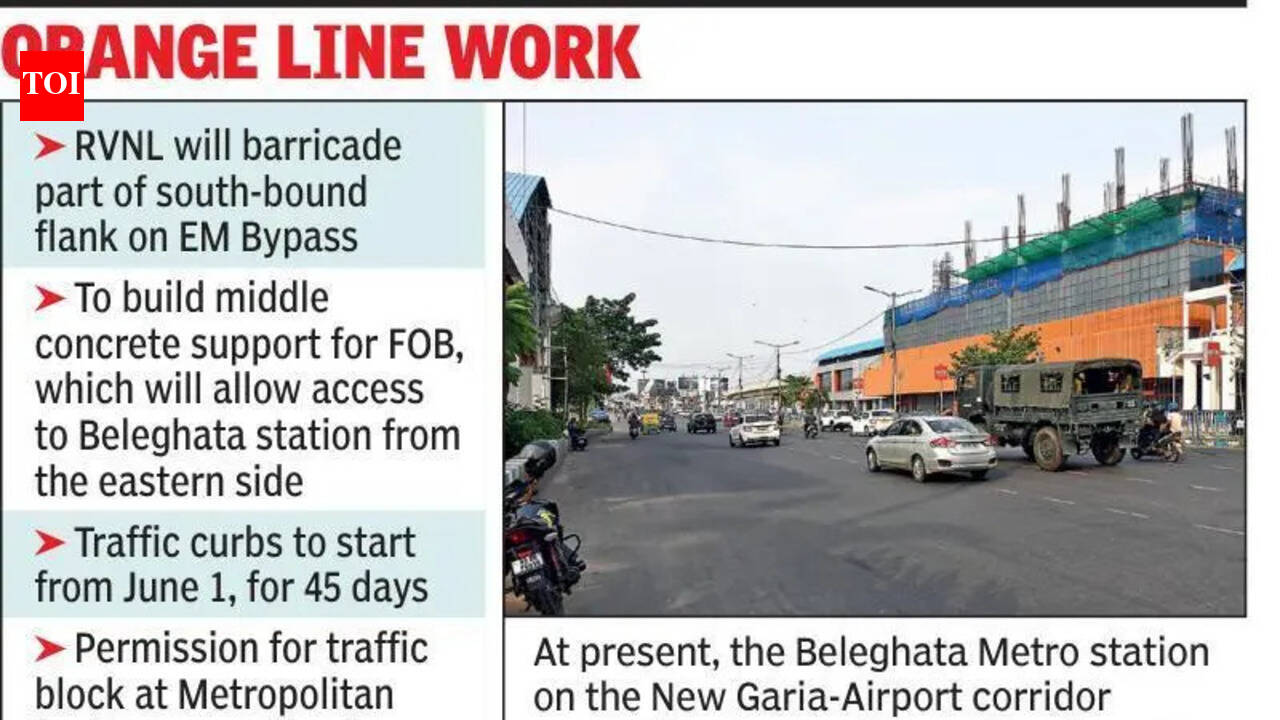 RVNL gets cop nod for traffic curbs on Bypass to build Beleghata stn FOB