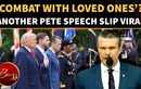 &lsquo;Combat With Loved Ones&rsquo;? Pete Hegseth Roasted AGAIN After Painfully Awkward Arlington Speech Moment
