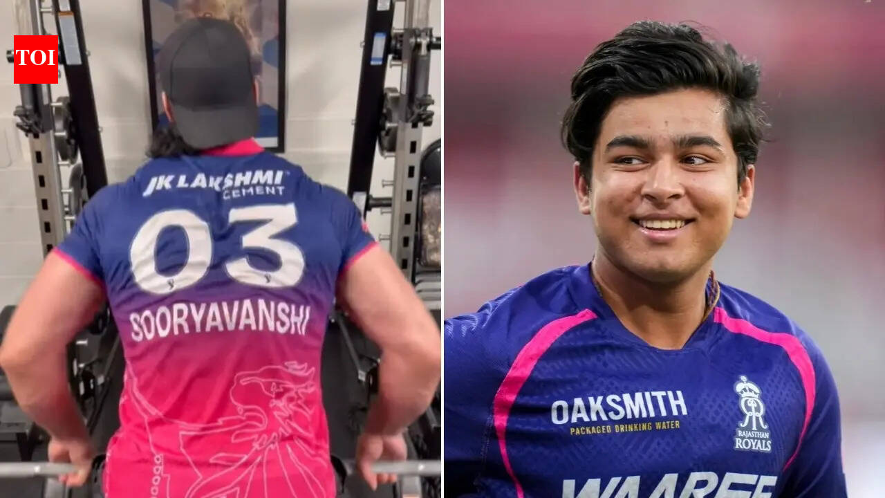 'Chosen one': WWE superstar wears Vaibhav Sooryavanshi jersey, video goes viral; watch