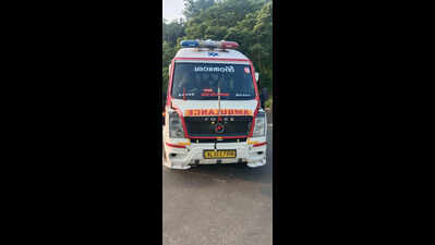 MDMA seized from ambulance with beacon lights & siren on in Thrissur