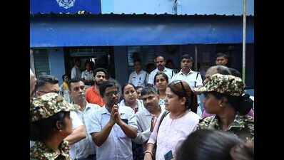 Justice protest at Bansdroni school after class 3 boy’s death
