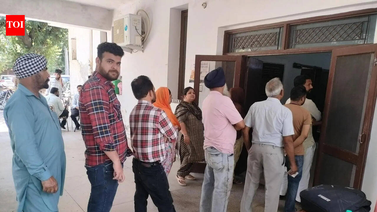 Civic elections turnout drops 10% in Ludhiana district amid heatwave.