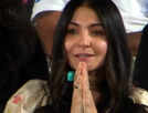 Anushka prays for Virat's win; spotted with Radha Naam counter - PICS