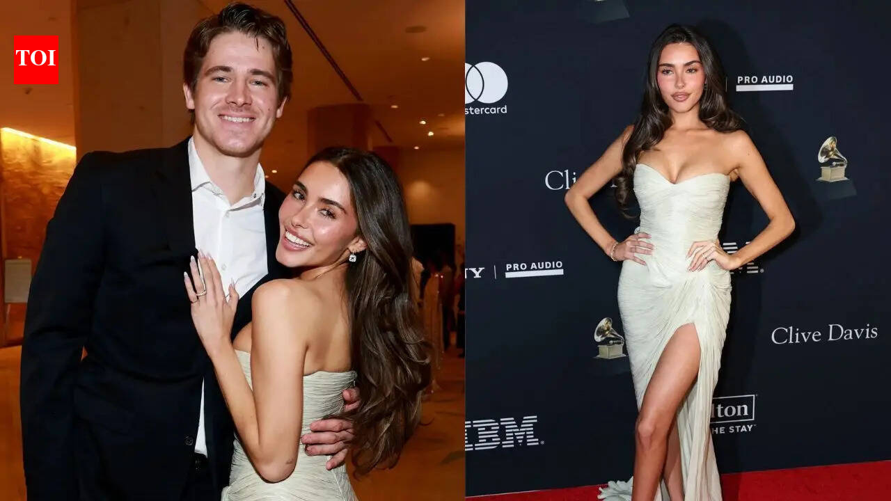 Madison Beer stops mid-soundcheck to answer Justin Herbert's FaceTime call and says 'Love you' in front of fans
