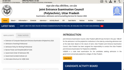 JEECUP admit card 2026 to be released today at jeecup.admissions.nic.in: Check steps to download hall ticket here