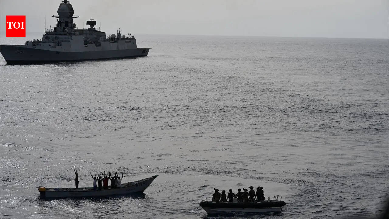 Indian Navy foils possible piracy attack near merchant vessel in Western Indian Ocean
