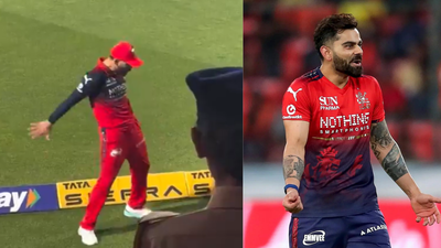 WATCH: Virat Kohli pulls off Cristiano Ronaldo’s 'SIUUU' celebration after GT collapse