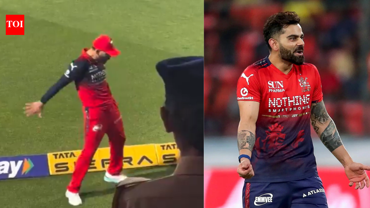 Virat Kohli pulls off Cristiano Ronaldo’s 'SIUUU' celebration after GT collapse