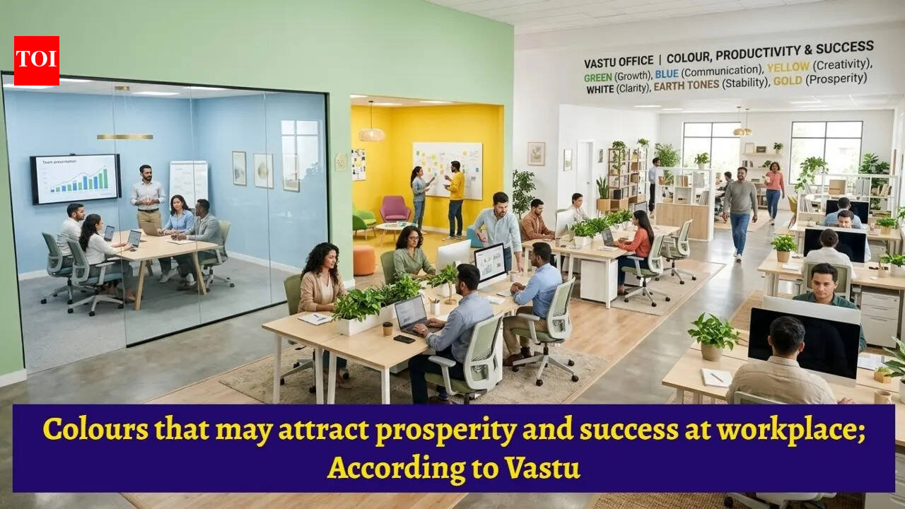 Colours that may attract prosperity and success at workplace; According to Vastu