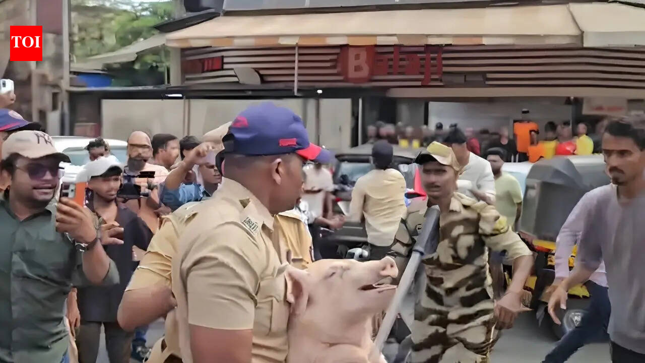 Pigs, protests and police: Mira Road tensions flare over Bakrid goats in housing society