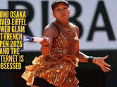 French Open 2026: Naomi Osaka walked into Roland Garros dressed like Eiffel Tower at night and absolutely owned the court