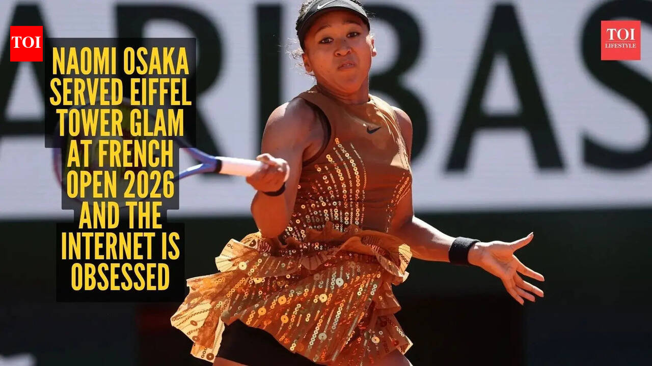 French Open 2026: Naomi Osaka walked into Roland Garros dressed like Eiffel Tower at night and absolutely owned the court
