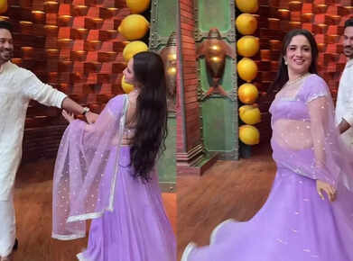 Ankita Lokhande, Vicky Jain re-create Aishwarya Rai, Salman Khan's &lsquo;Chaand Chupa Baadal Mein&rsquo; moment