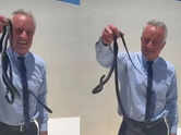 Robert F. Kennedy Jr. goes barefoot, grabs snakes on Florida patio in viral video | Watch