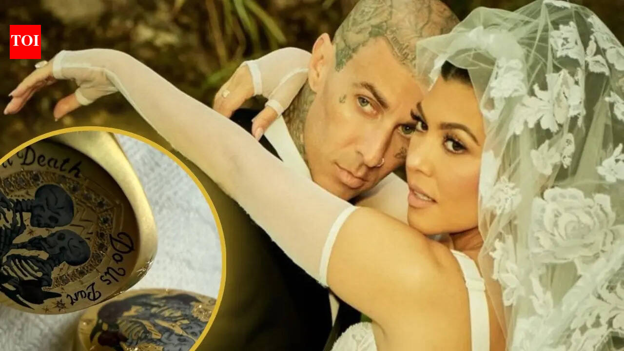 'Til death do us part': Kourtney Kardashian and Travis Barker share twin rings for 4th wedding anniversary