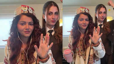 Rubina Dilaik proudly represents Himachali traditional attire in Cape Town ahead of ‘KKK 15’