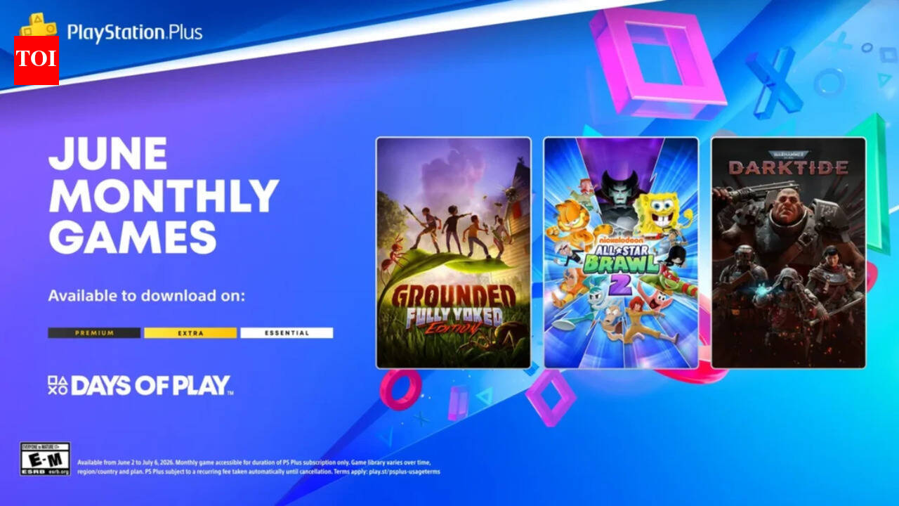 PlayStation Plus June 2026 free games: Grounded leads the multiplayer lineup alongside Darktide and Nickelodeon All-Star Brawl 2