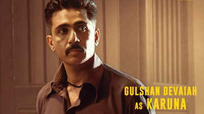  Makers unveil Gulshan Devaiah as Karuna in Samantha Ruth Prabhu’s upcoming action drama