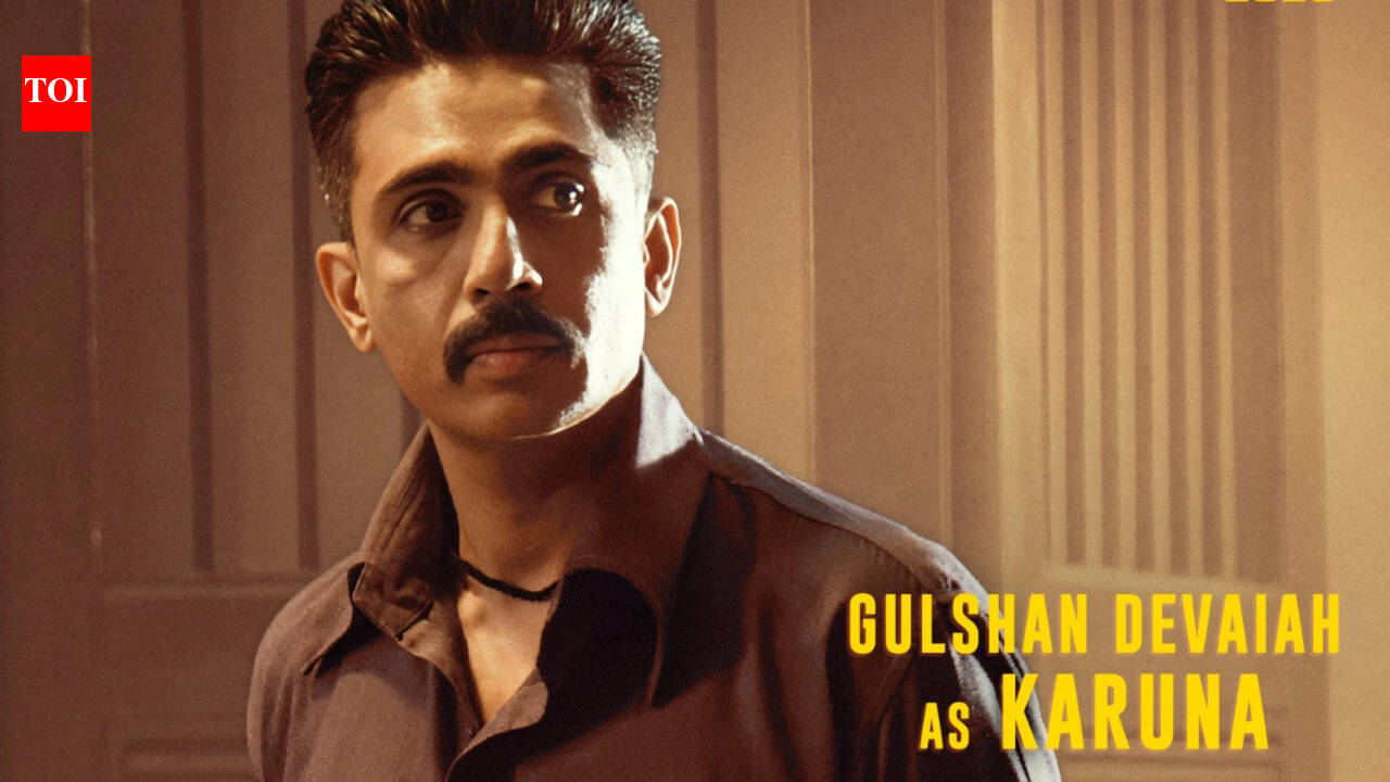‘Maa Inti Bangaaram’ poster: Makers unveil Gulshan Devaiah as Karuna in Samantha Ruth Prabhu’s upcoming action drama