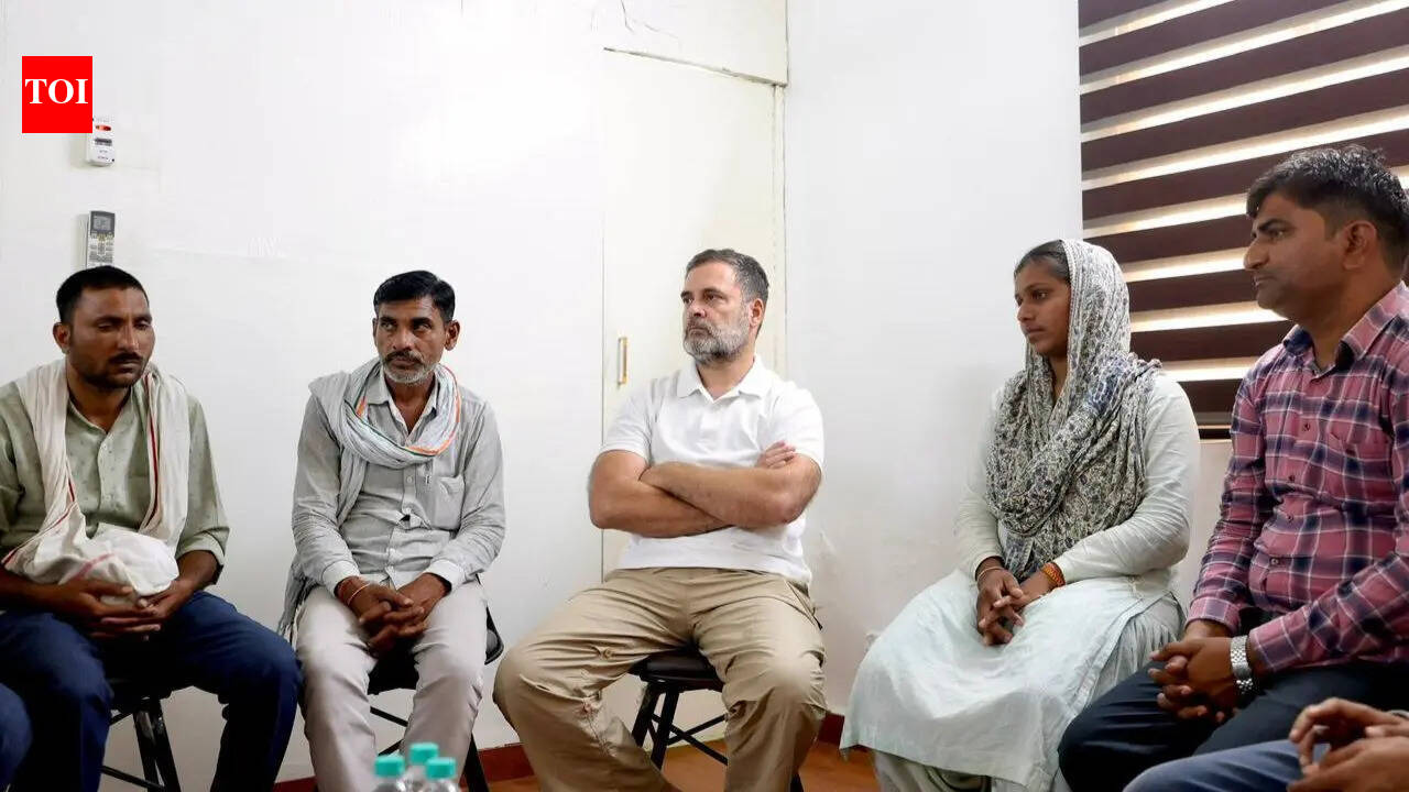 'Broken, corrupt system': Rahul Gandhi meets NEET aspirant who died by suicide after paper leak