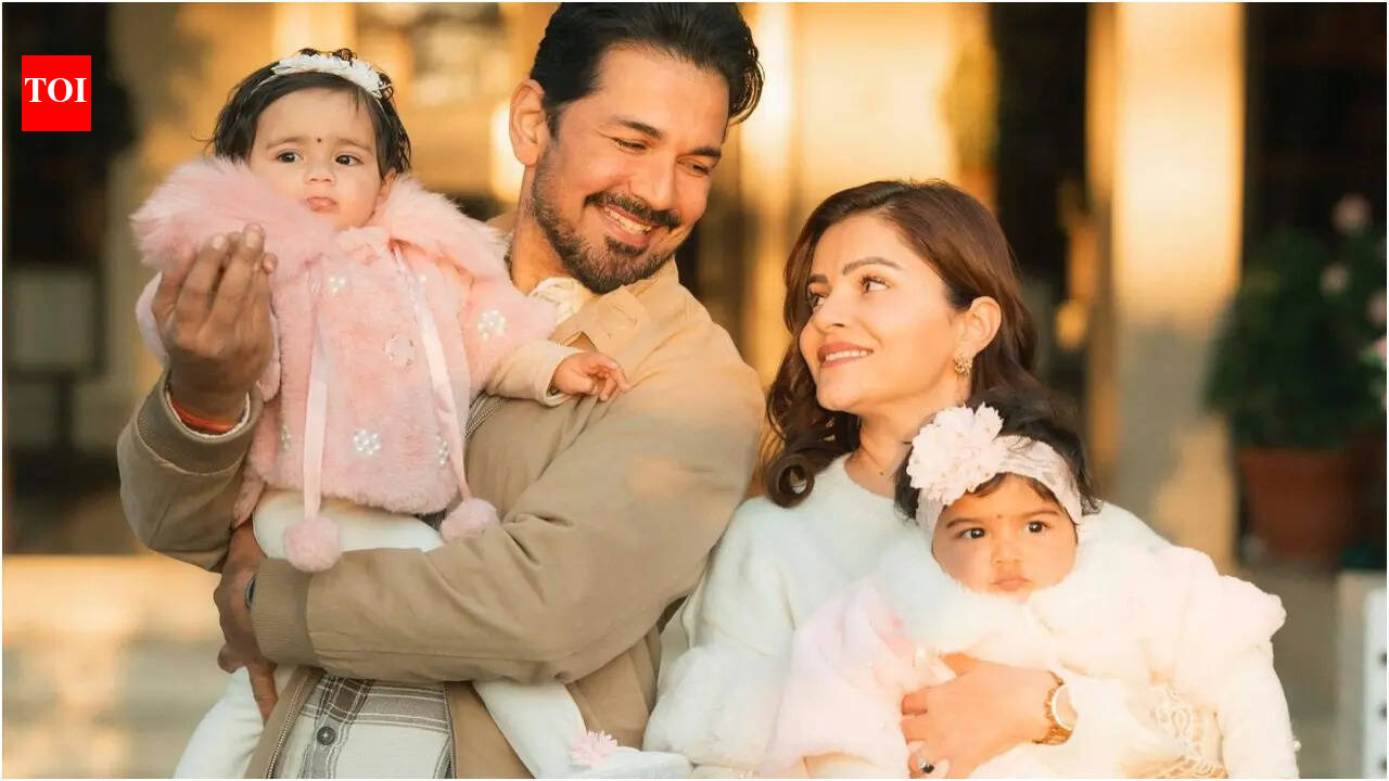 Abhinav Shukla wishes happy 'Interim Birthday' to his twin daughters Edhaa and Jeeva: says 'What an incredible journey'
