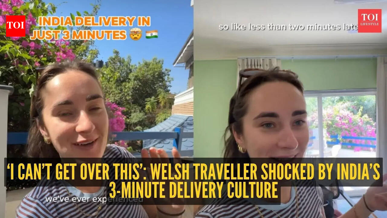‘The UK could never’: Welsh traveller left speechless after getting delivery in just 3 minutes in India