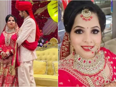 Dhinchak Pooja sparks wedding rumours after sharing bridal photos