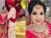 'Selfie Maine Leli Aaj' fame Dhinchak Pooja sparks wedding rumours after sharing bridal photos with a groom